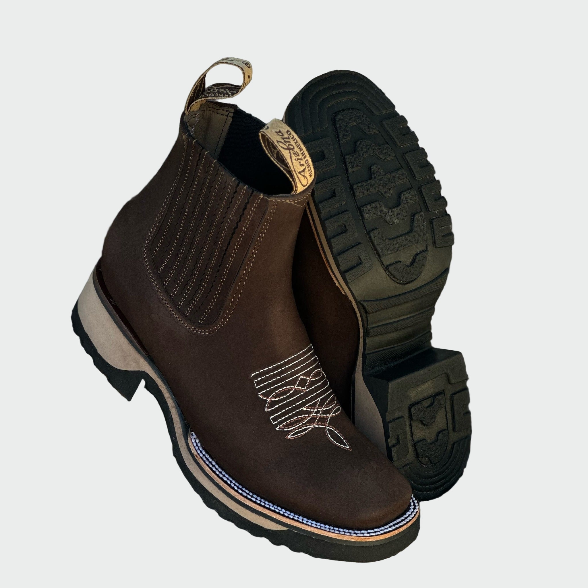 Polariou™ | Cowboy-Stiefel aus Leder