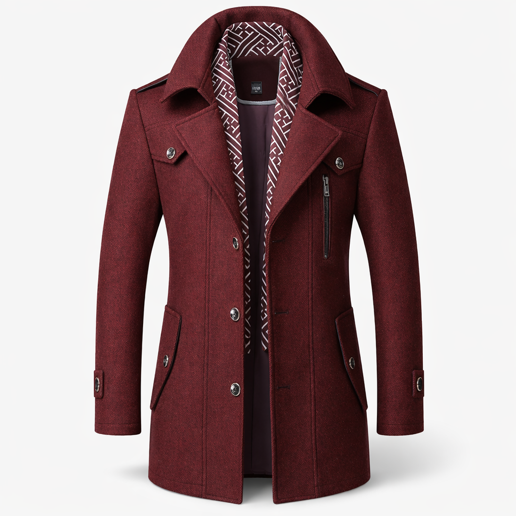 FRISCHES LABEL | Edward Wollen Überjacke