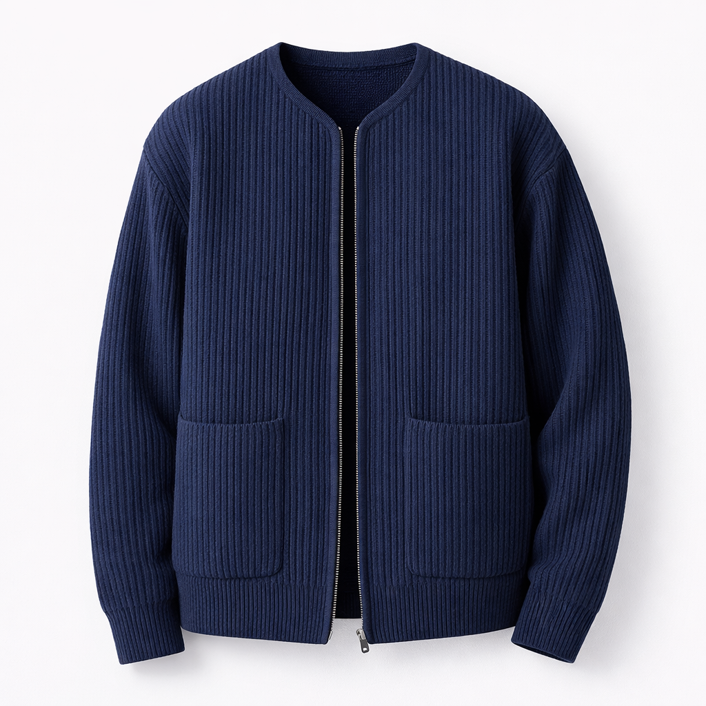 FRESH LABEL | Calvin Zip Cardigan