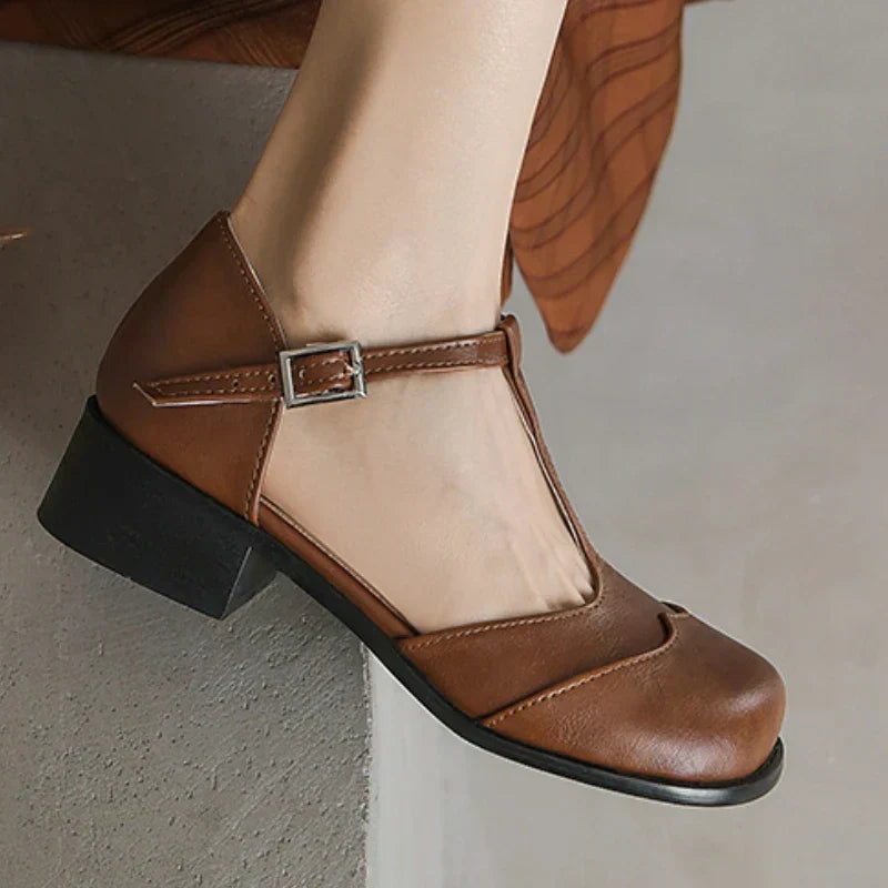 Margaux | Texturierte Leder Schuhe