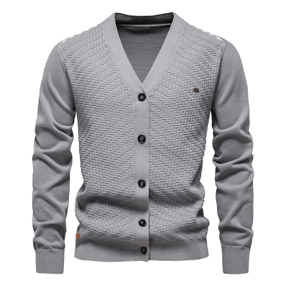 Schneider | Warmer Herren Cardigan mit V-Ausschnitt