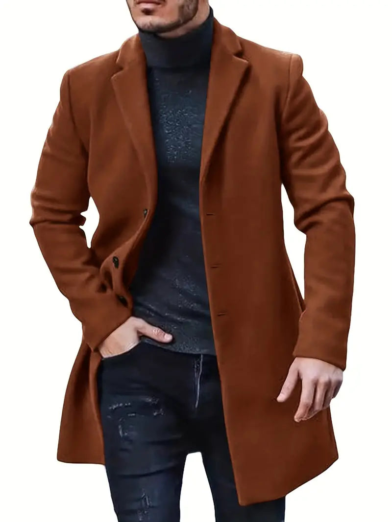 Polariou™ | Einreihiger Trenchcoat für Herren