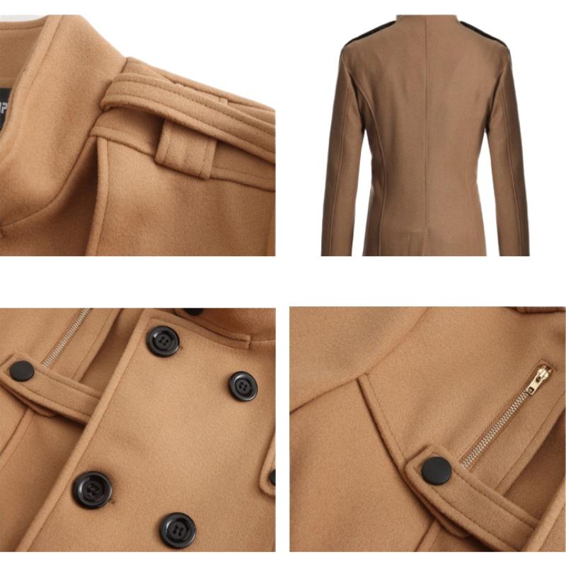 Polariou™ | Doppelreihiger Mantel für Herren