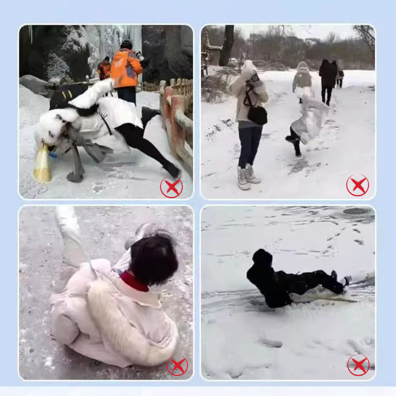 Universelle 5-Zahn-Eisnägel für Schuhe und Stiefel